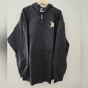 Black Svengoolie Graphic Zip-Up Hoodie, 4XL